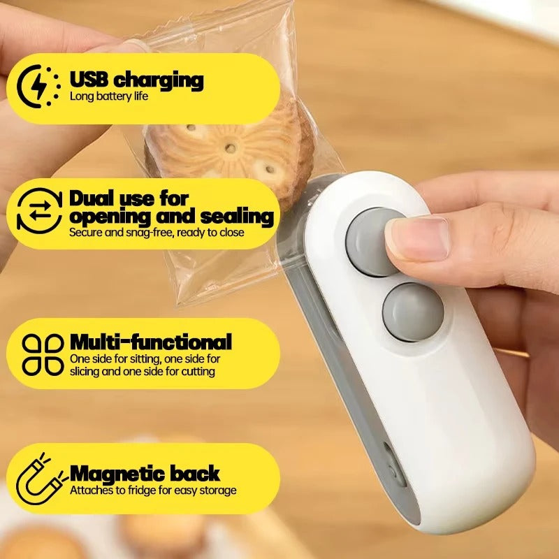 SealMaster Pro - Handheld Heat Sealer for Food Storage