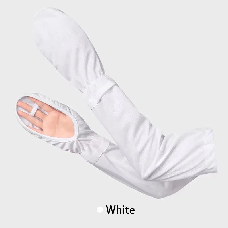 Anti-Sunburn Sleeve Summer Uv Solar Arm Sleeves Women'S Driving Sun Protection Long Sleeve Anti-Uv Cycling Sleeves Loose