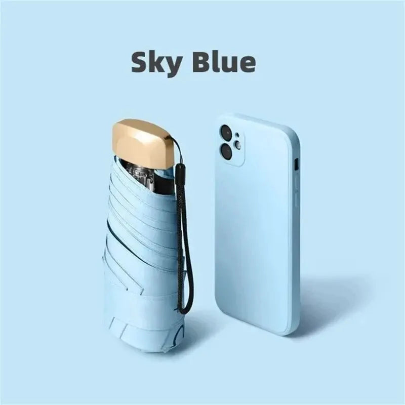 MicroShade Pocket Umbrella - Ultra-Compact Folding Sun & Rain Protection