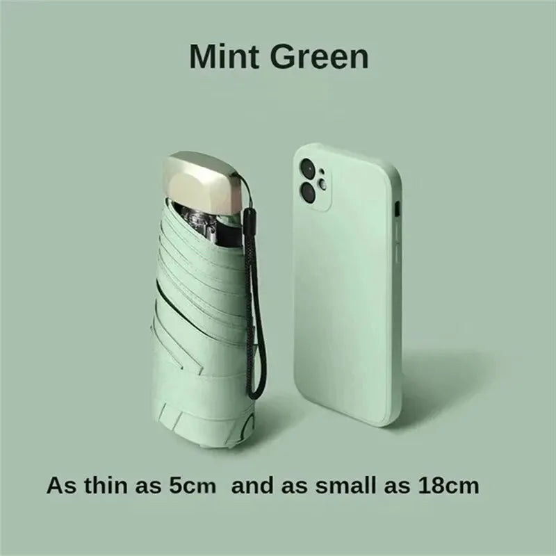 MicroShade Pocket Umbrella - Ultra-Compact Folding Sun & Rain Protection