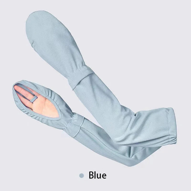 Anti-Sunburn Sleeve Summer Uv Solar Arm Sleeves Women'S Driving Sun Protection Long Sleeve Anti-Uv Cycling Sleeves Loose