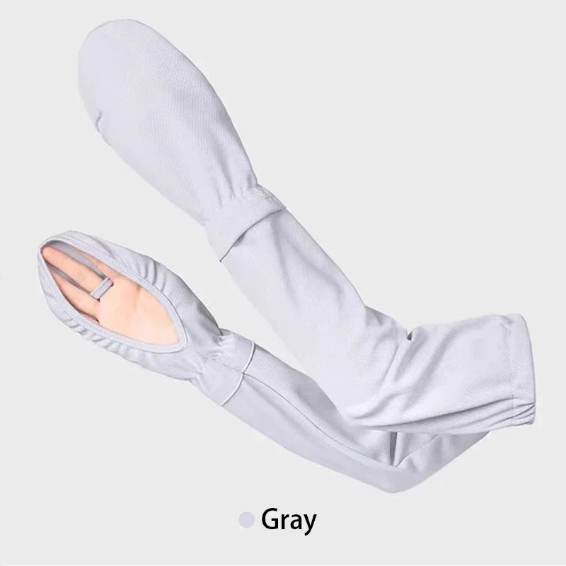 Anti-Sunburn Sleeve Summer Uv Solar Arm Sleeves Women'S Driving Sun Protection Long Sleeve Anti-Uv Cycling Sleeves Loose